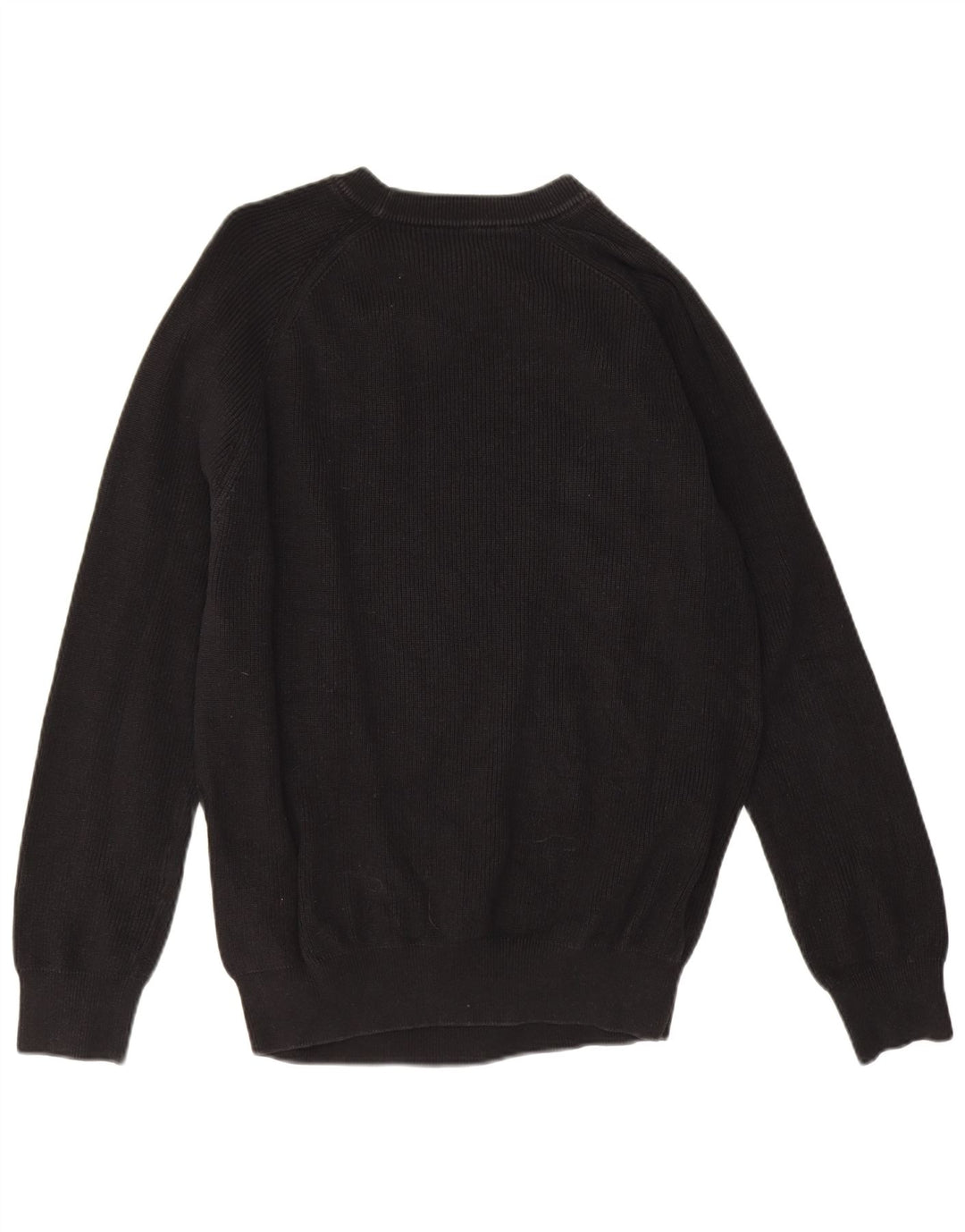 Maglione Zara da uomo con scollo a barca grande in cotone nero