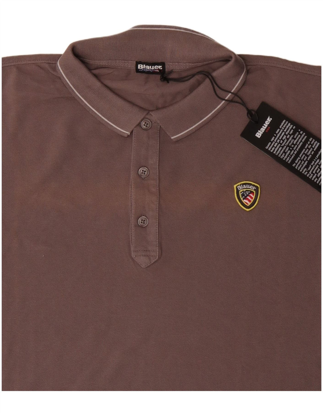 Polo Uomo BLAUER XL Cotone Grigio