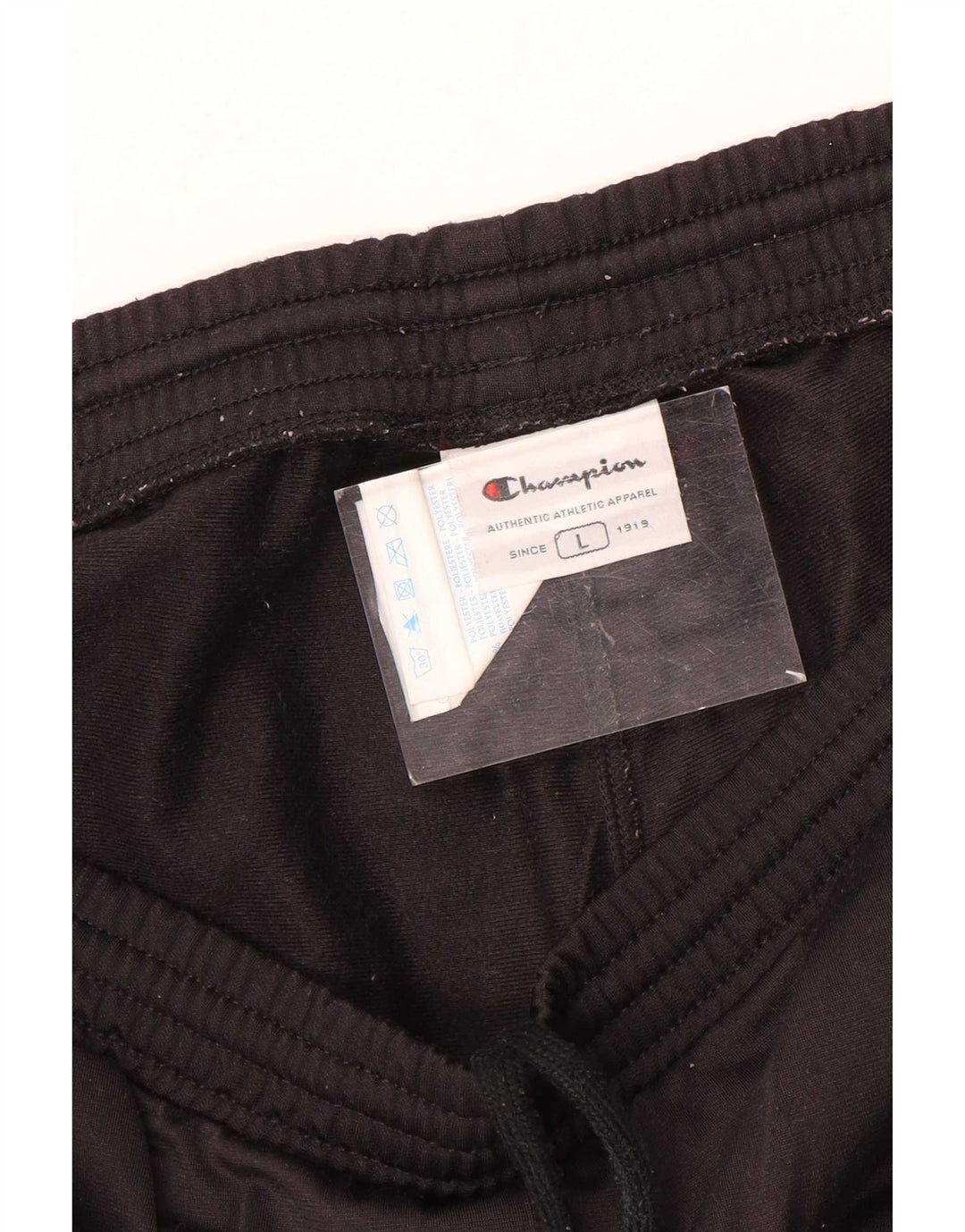 Pantaloni da tuta con grafica Champion da uomo, grandi, in poliestere color block nero