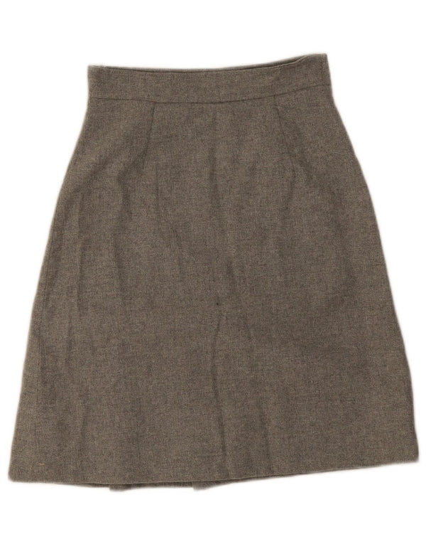 Gonna a trapezio vintage da donna W24 XS grigia