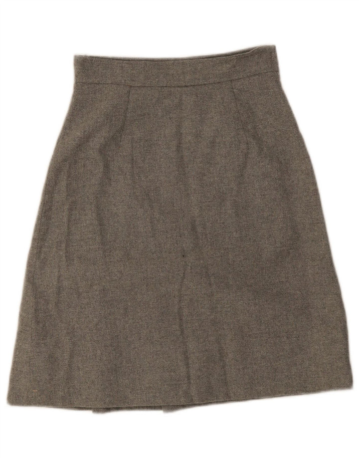 Gonna a trapezio vintage da donna W24 XS grigia