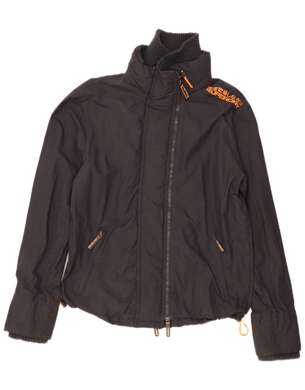 Giacca a vento da donna Superdry Windcheater UK 14 poliestere nero medio