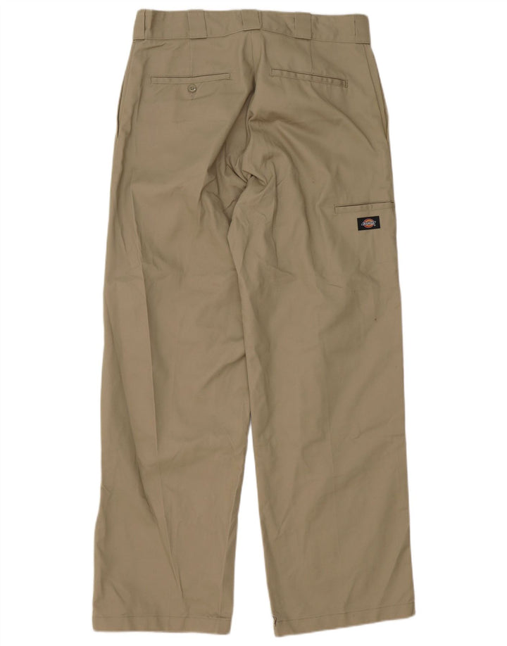 DICKIES Pantaloni cargo larghi da uomo W32 L32 Poliestere beige