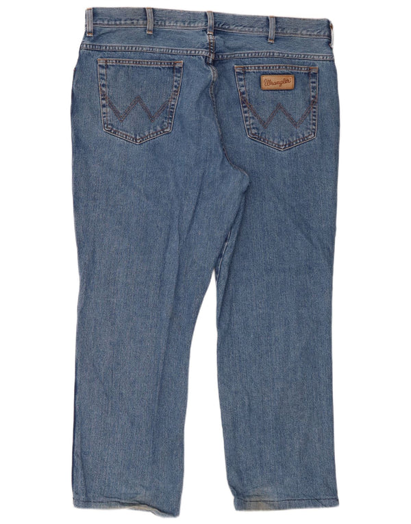 Jeans dritti da uomo Wrangler Texas W40 L28 blu