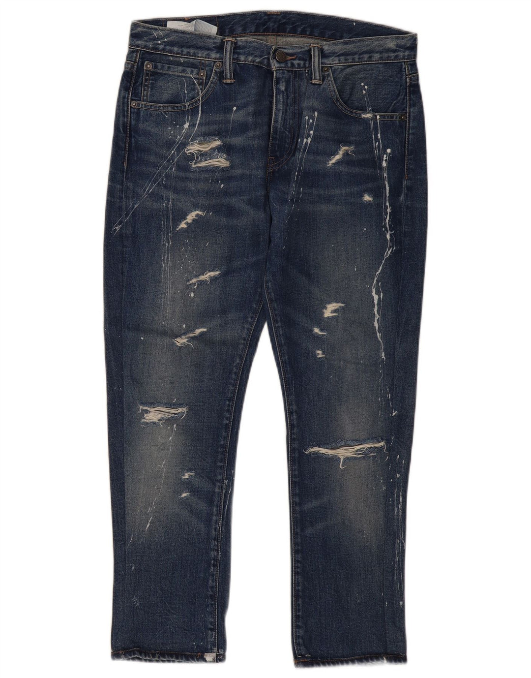 Jeans Levi's da donna 527 slim invecchiati W32 L28 cotone blu
