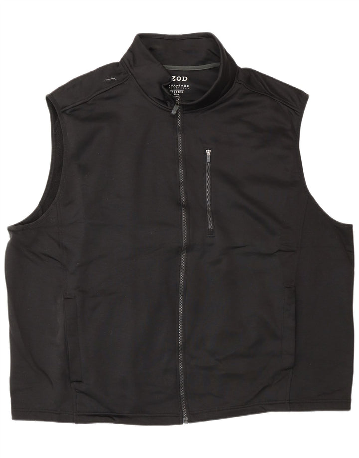 Giacca sportiva senza maniche da uomo Izod 3XL poliestere nero