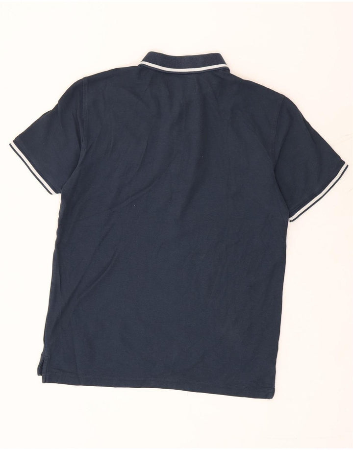Polo da uomo Penguin in cotone blu navy medio