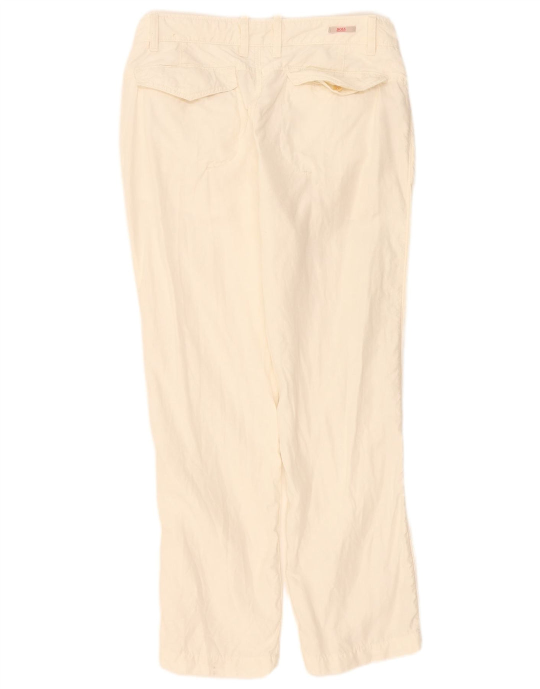 Pantaloni casual vestibilità regolare da donna Hugo Boss W34 L29 Beige