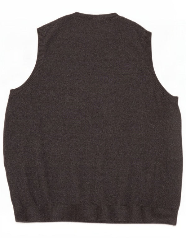 Marks & Spencer Canotta da donna UK 18 XL Viscosa screziata grigia