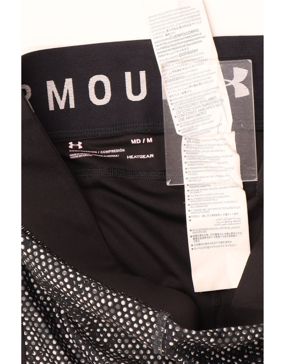 Leggings Heat Gear da donna Under Armour UK 14 poliestere nero medio