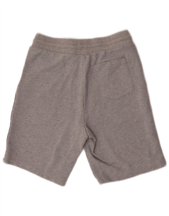 Pantaloncini sportivi grafici da uomo Tommy Hilfiger in cotone grigio medio