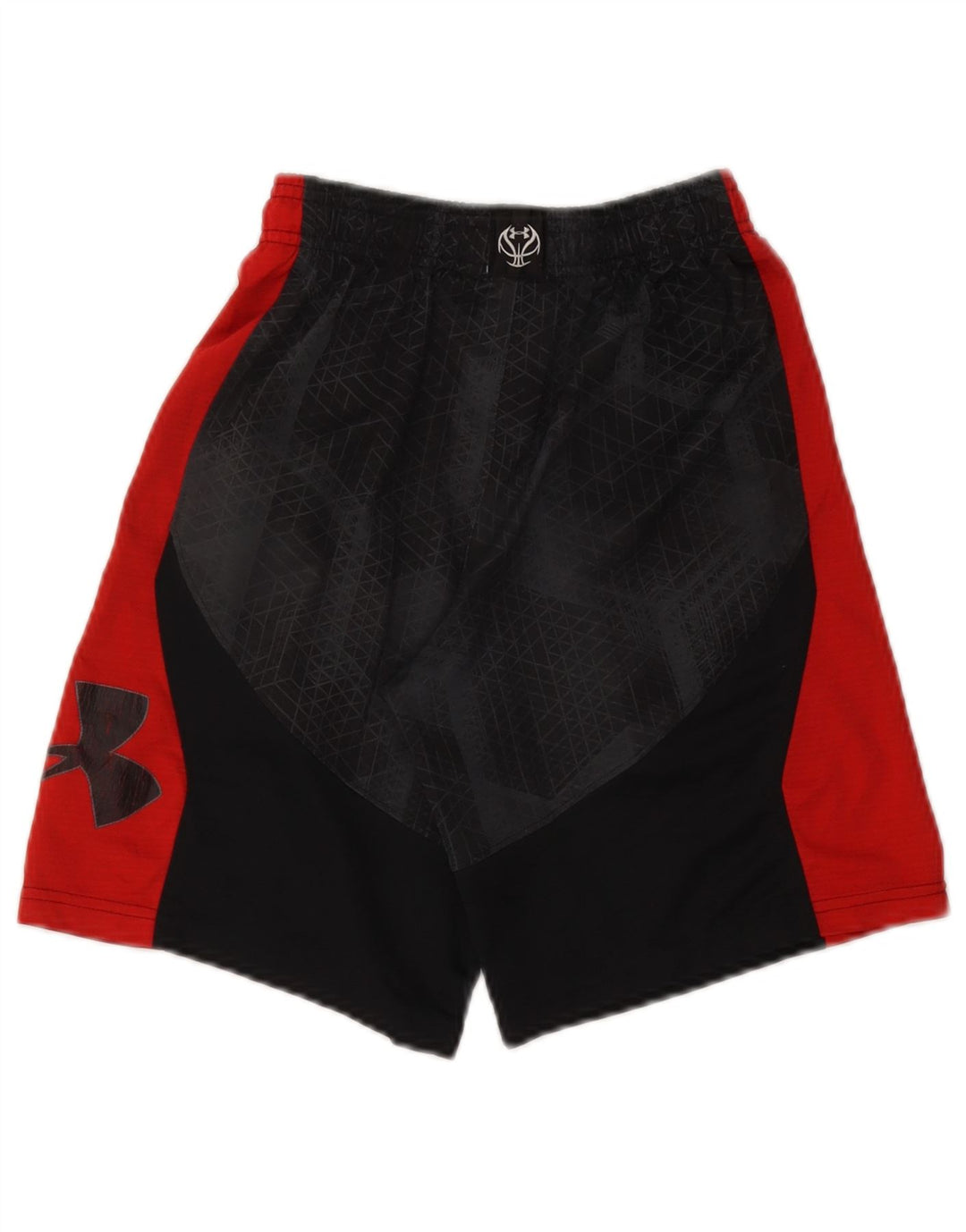 Pantaloncini sportivi UNDER ARMOUR Heat Gear da ragazzo 9-10 anni medio nero geometrico