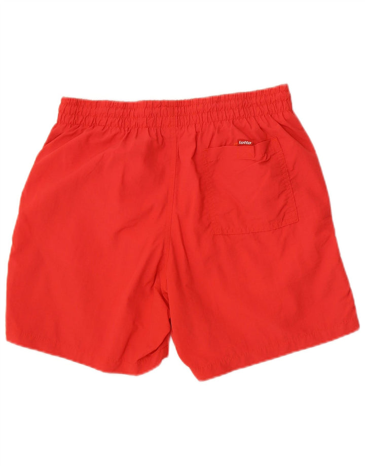 Pantaloncini da bagno da uomo Lotto rosso medio