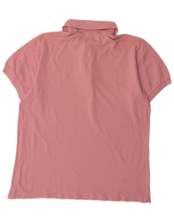 Polo da uomo Lacoste taglia 5 grande in cotone rosa