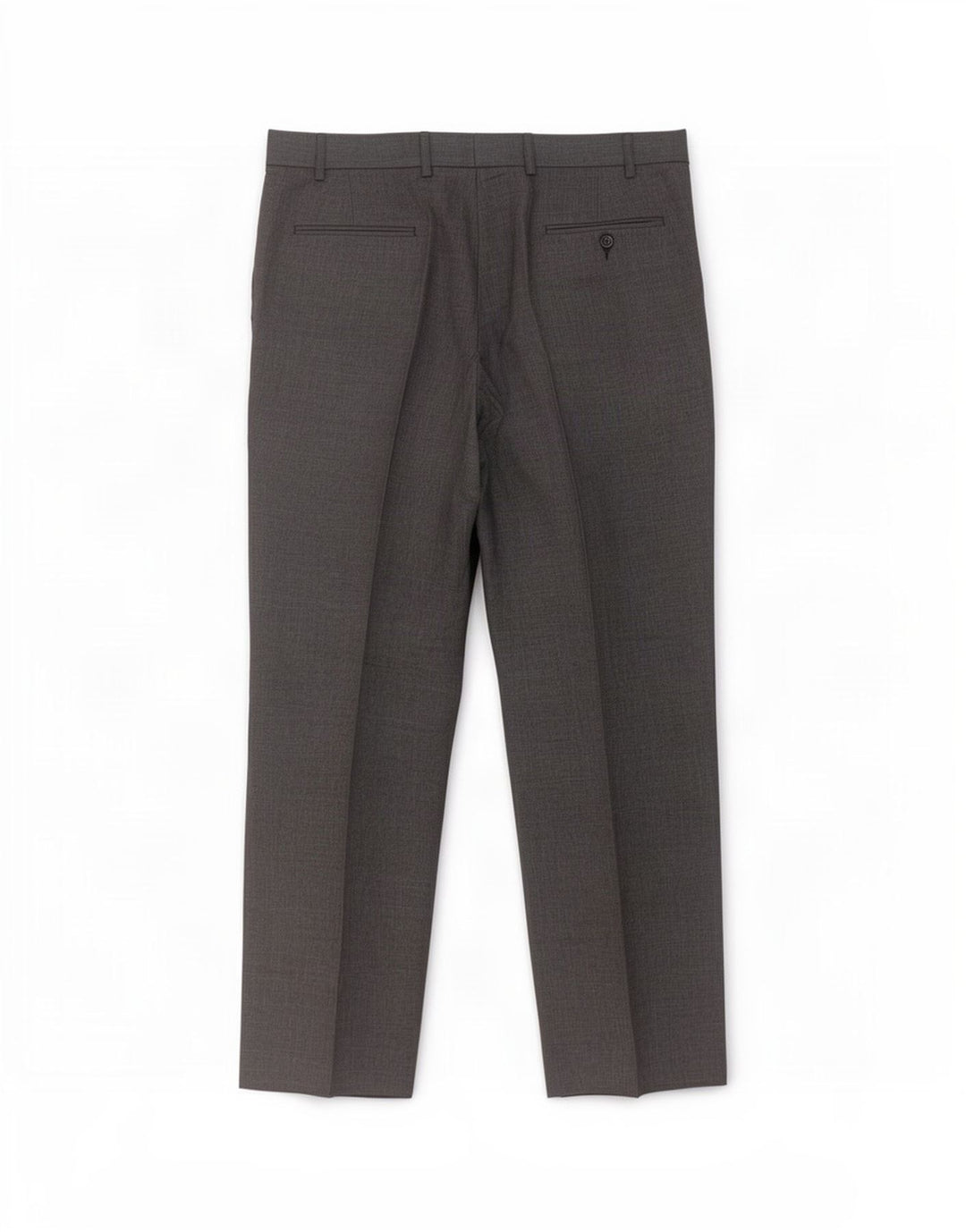 Pantaloni da abito dritti da uomo Marks & Spencer W38 L31 poliestere blu