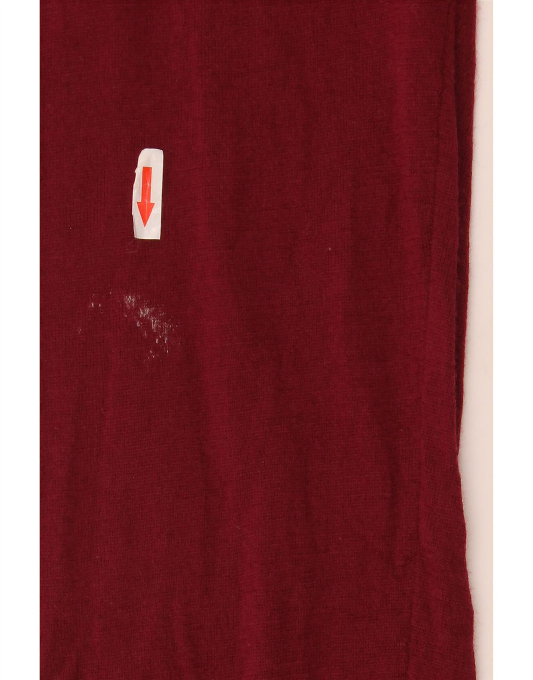 MARKS & SPENCER Maglione da uomo con scollo a V 2XL Lana merino rossa