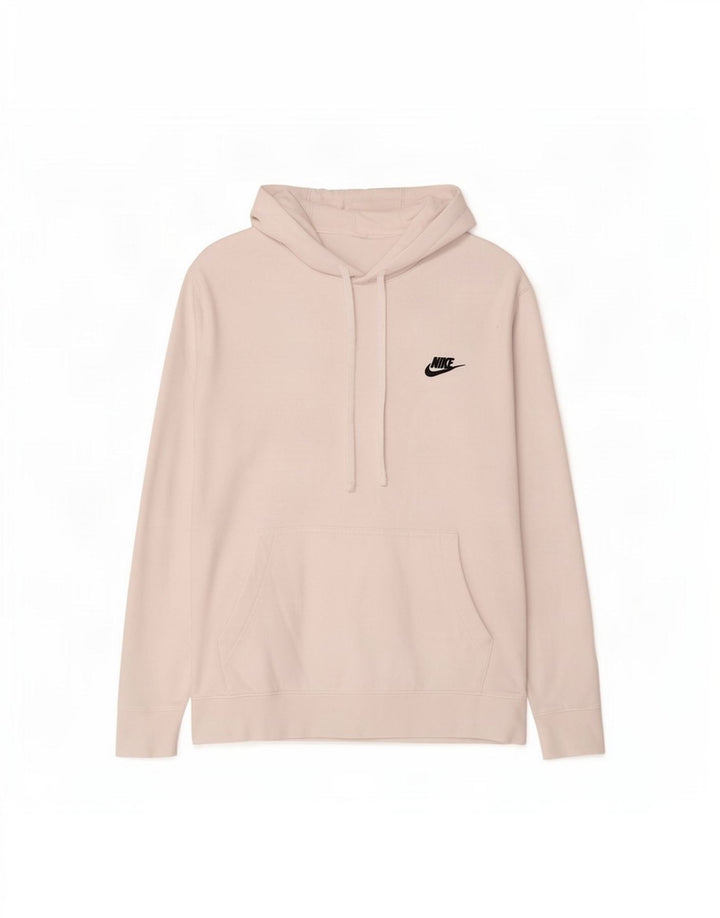 Felpa con cappuccio da uomo Nike Large in cotone bianco