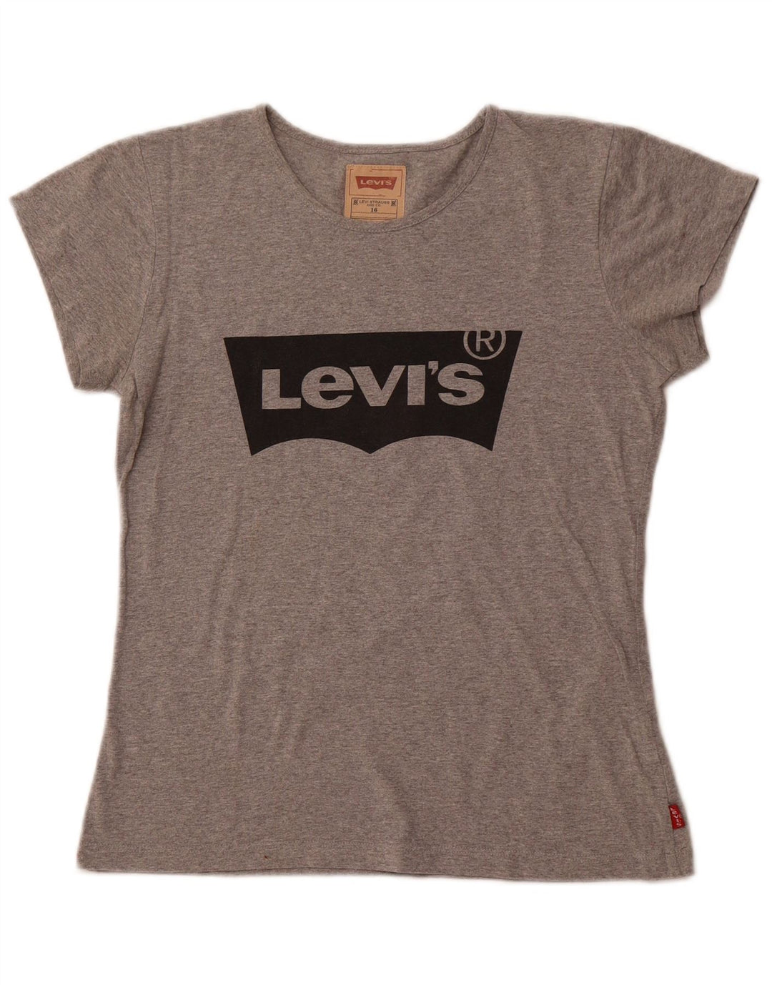 T-shirt grafica per ragazze LEVI'S 15-16 anni in poliestere grigio