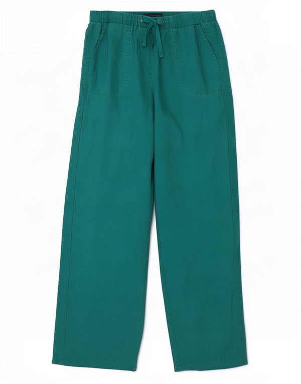 Pantaloni casual da donna Marks & Spencer UK 12 medi W32 L30 Turchese