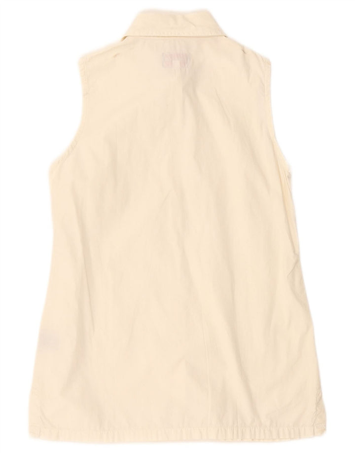 Camicia senza maniche da donna Invicta UK 12 cotone bianco medio