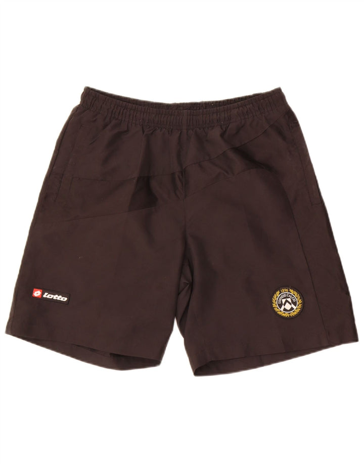 Pantaloncini sportivi da uomo Lotto UK 36/38 Small Nero Poliestere