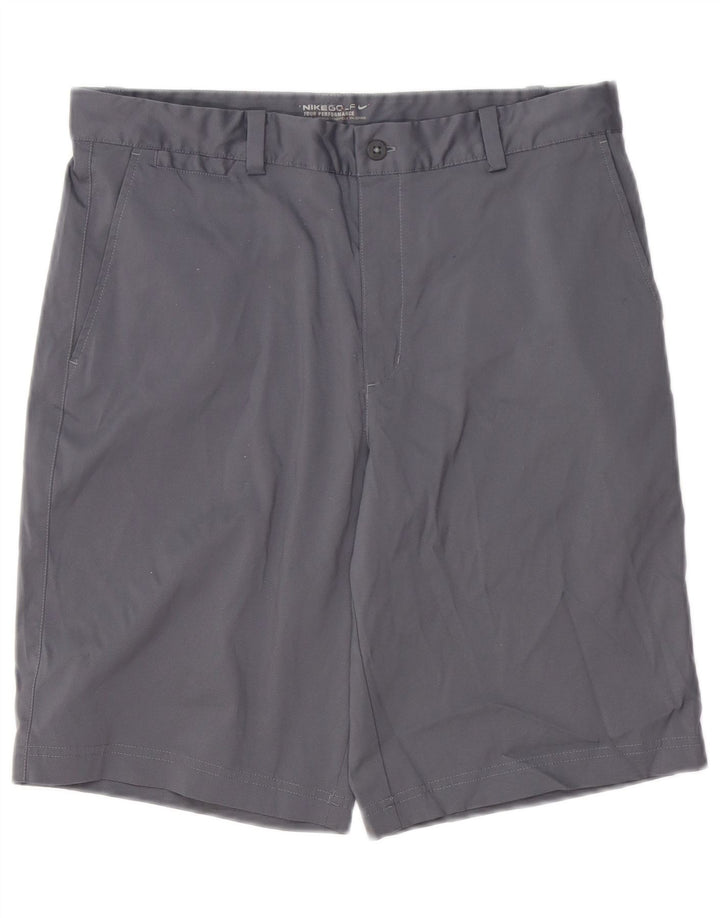 Pantaloncini chino Nike Dri Fit da uomo W32 poliestere grigio medio