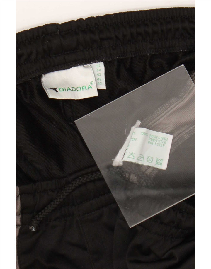 Pantaloni da tuta cargo da uomo Diadora 2XL Poliestere color block nero