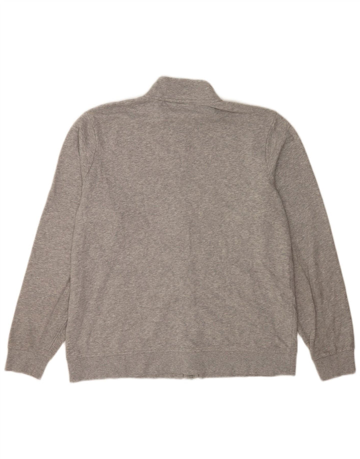 Giacca da ginnastica da uomo Fila 2XL in cotone chiazzato grigio