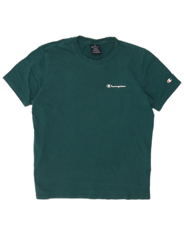 T-shirt da uomo Champion Top piccola in cotone verde