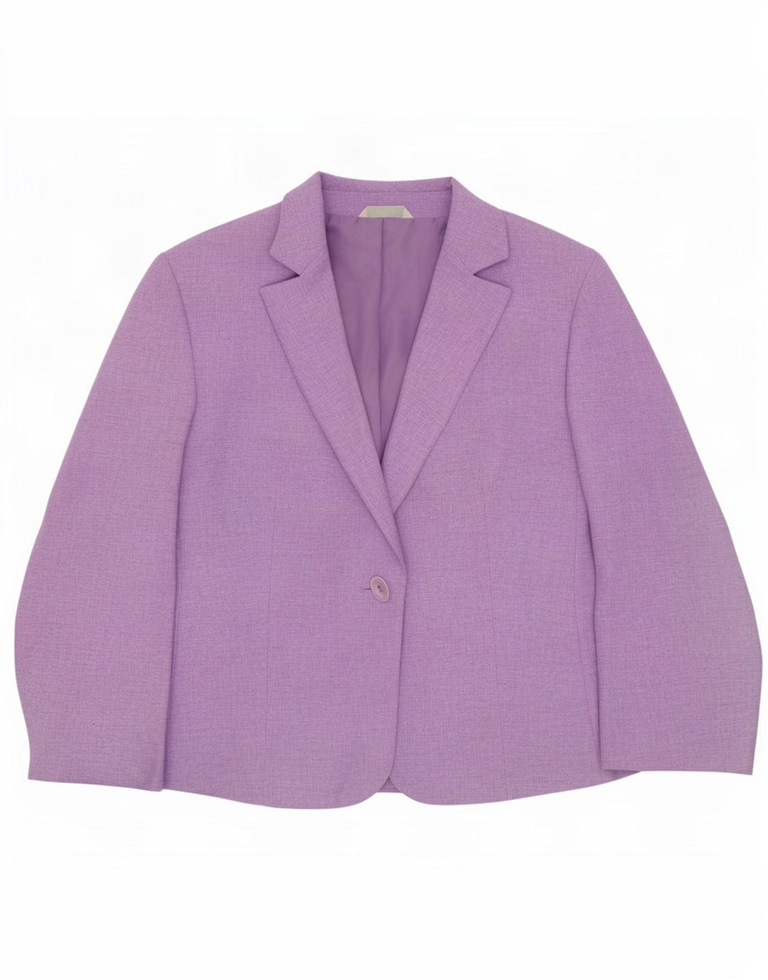 Giacca blazer standard a 1 bottone Marks & Spencer da donna UK 12 viola medio
