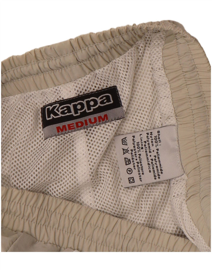 Pantaloni da tuta da uomo Kappa Beige medio Colourblock in poliammide