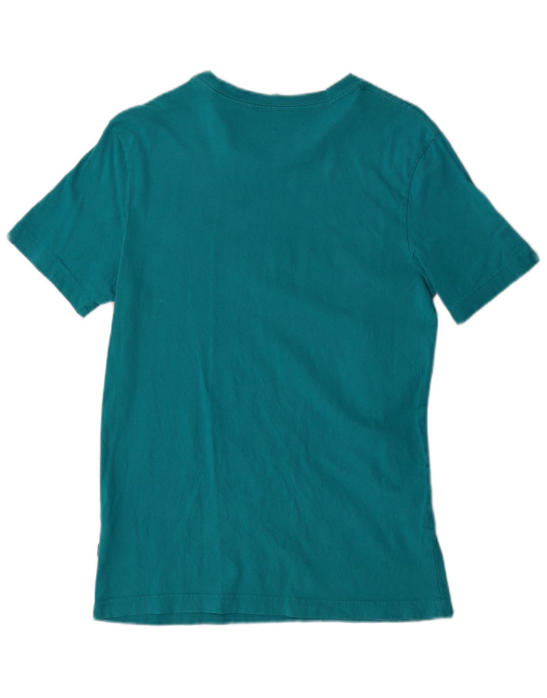 T-shirt grafica da uomo PUMA Top Small turchese in cotone