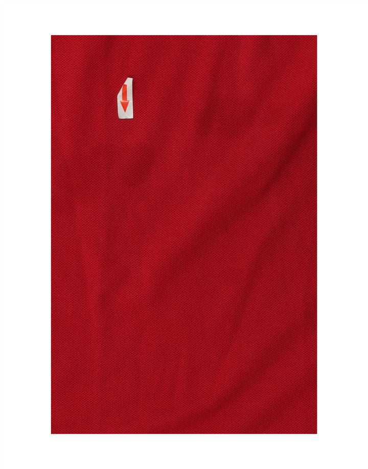Polo Adidas Uomo UK 40/42 Media Rossa