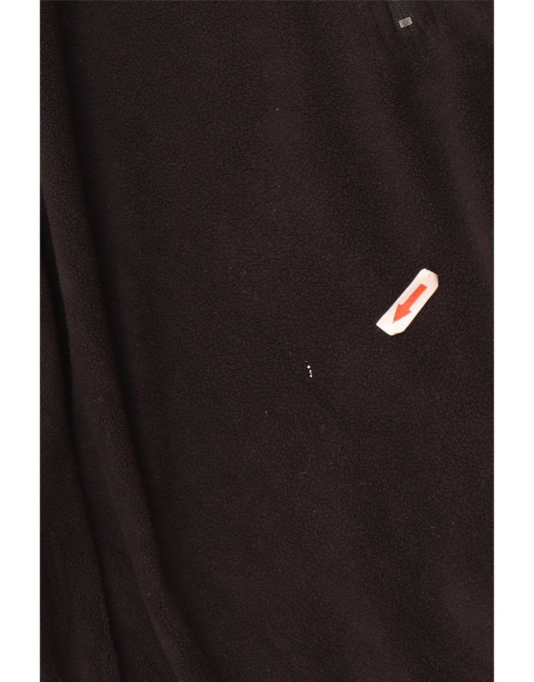 Maglione in pile da uomo con collo con zip Lotto 2XL poliestere nero