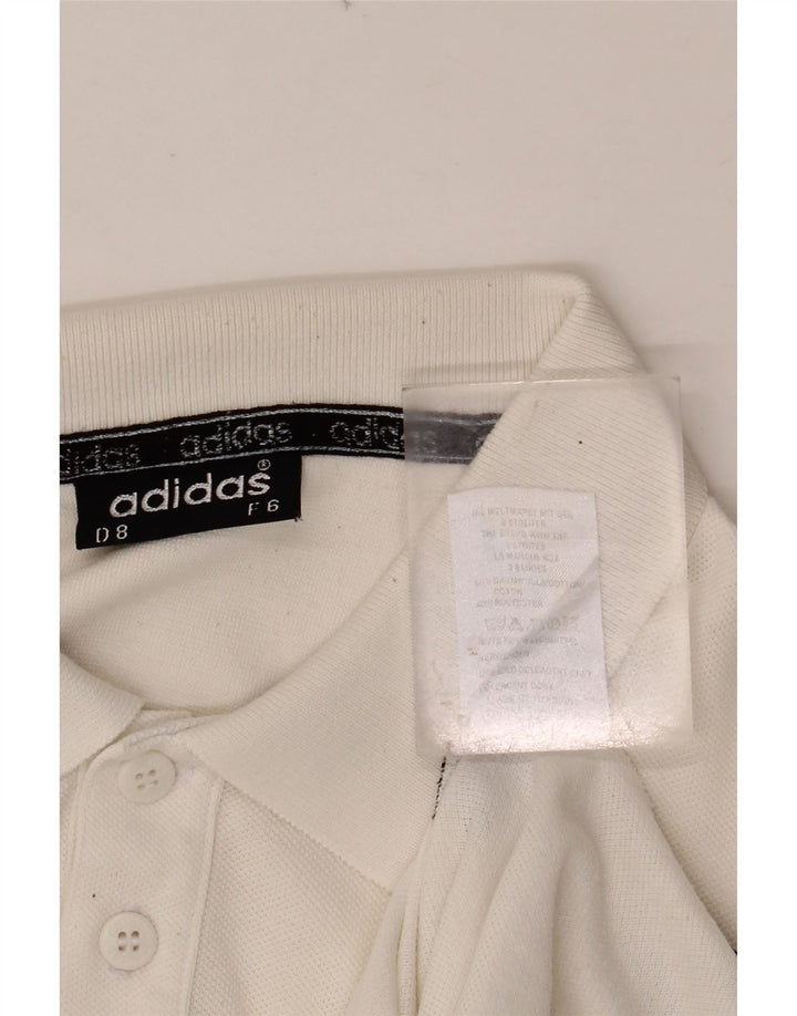 Polo ADIDAS da uomo UK 44/46 XL cotone bianco
