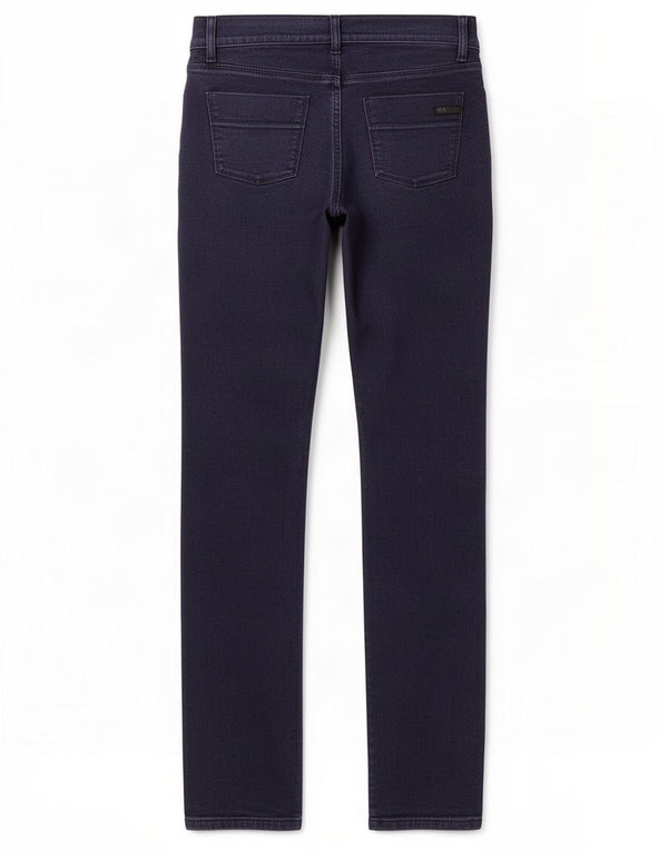 Jeans slim da donna Zara EU 38 Small W28 L33 cotone viola