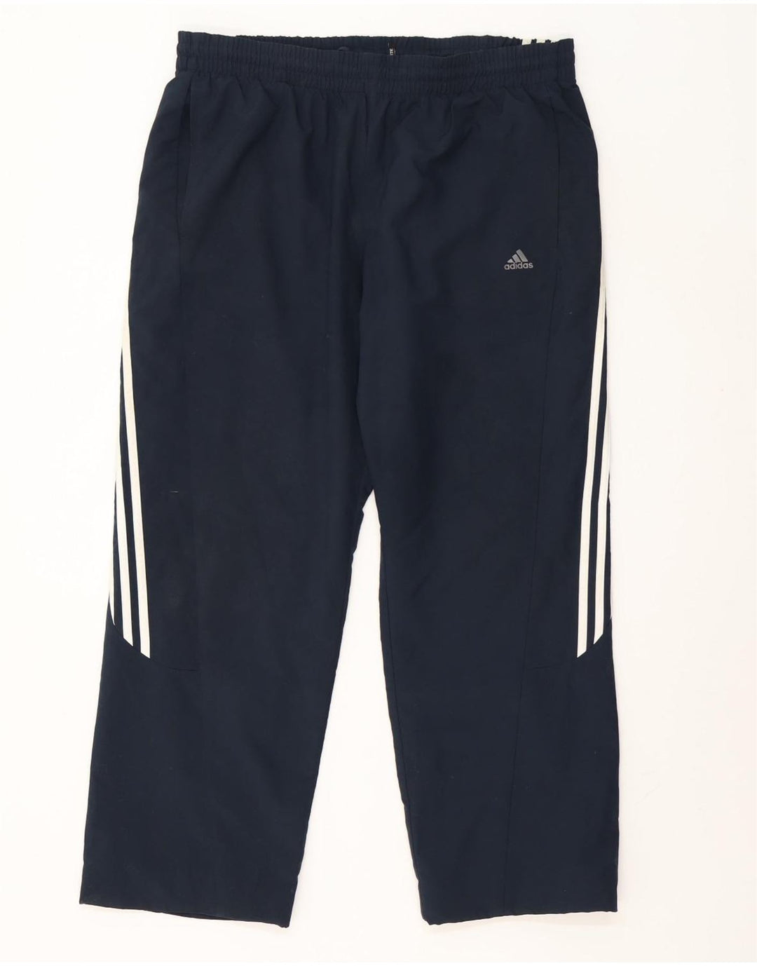 Pantaloni da tuta Adidas Climalite da uomo di grandi dimensioni in poliestere blu navy