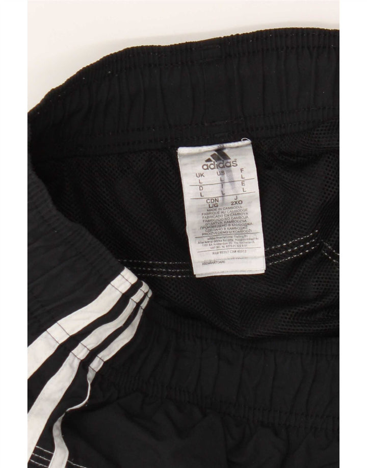 Pantaloncini da bagno da uomo Adidas Large neri in poliammide
