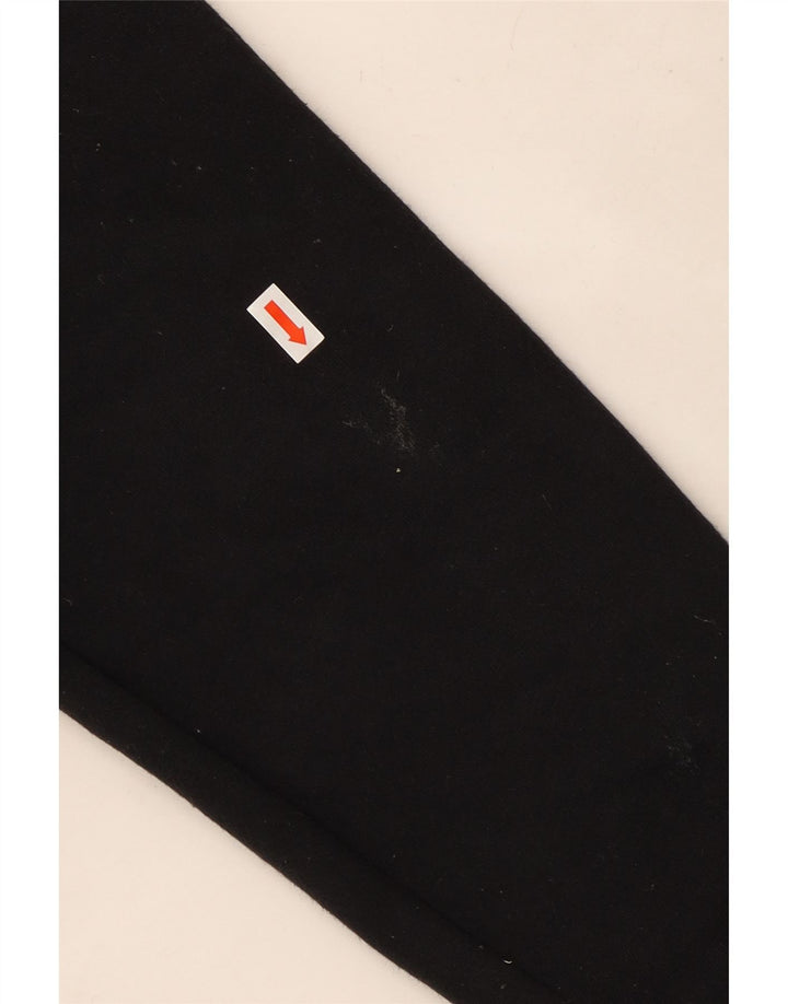 Felpa con cappuccio grafica da uomo Ellesse piccola in cotone nero