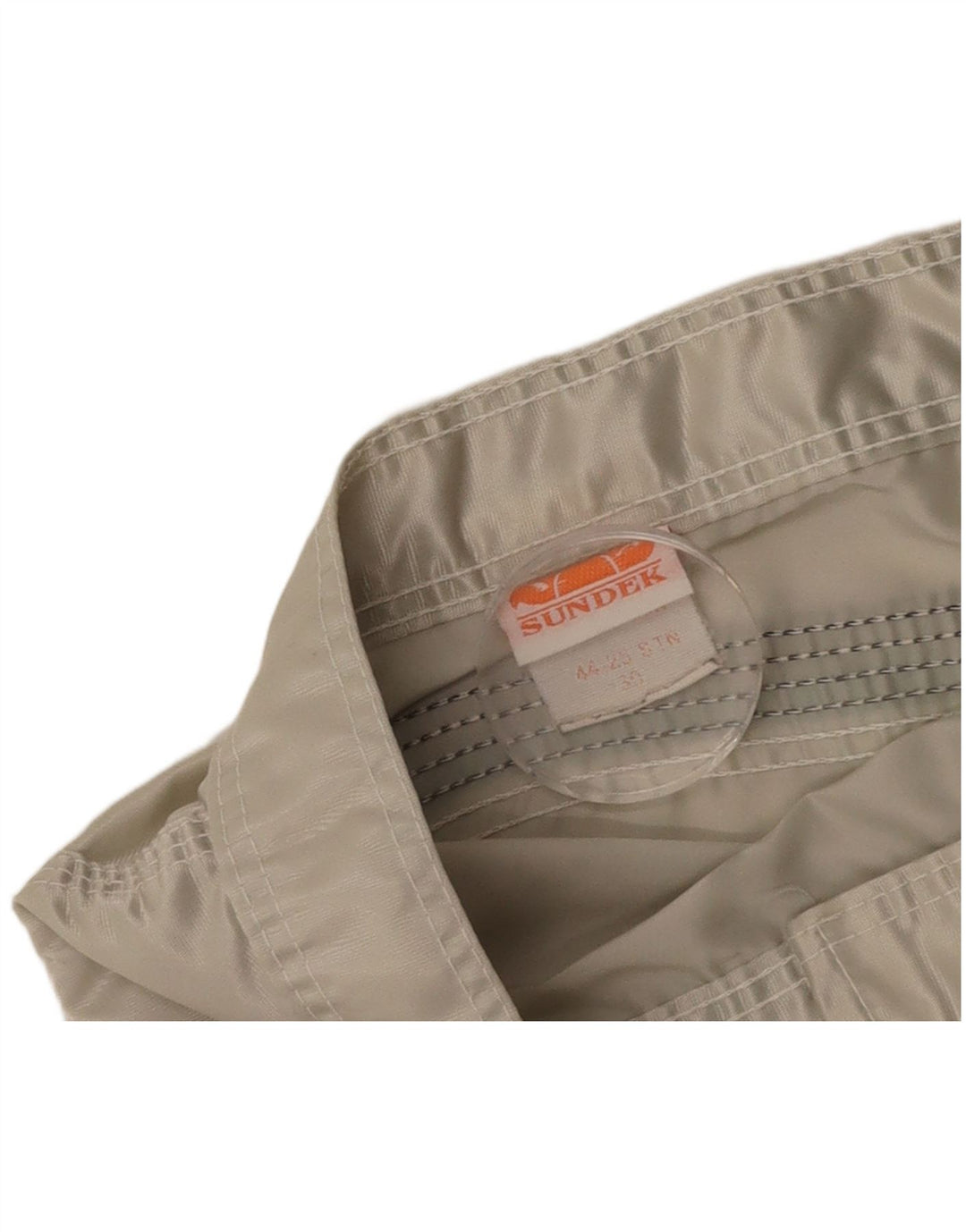 Pantaloncini da bagno da uomo SUNDEK nylon bianco medio