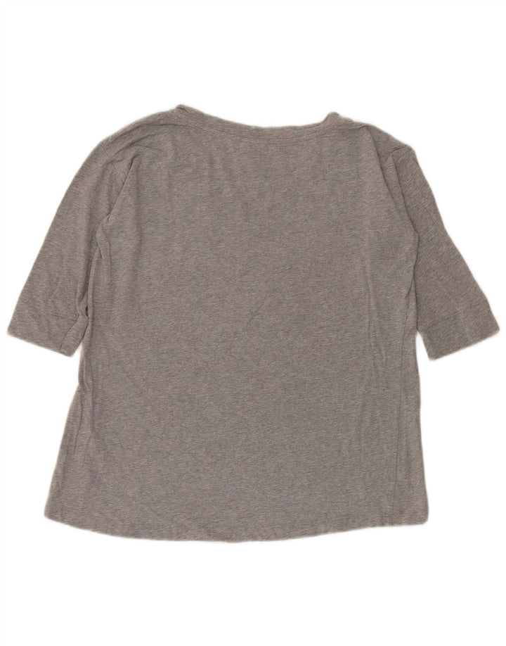 Top da donna con grafica Champion Heritage Fit manica 3/4 UK 14 Grigio medio