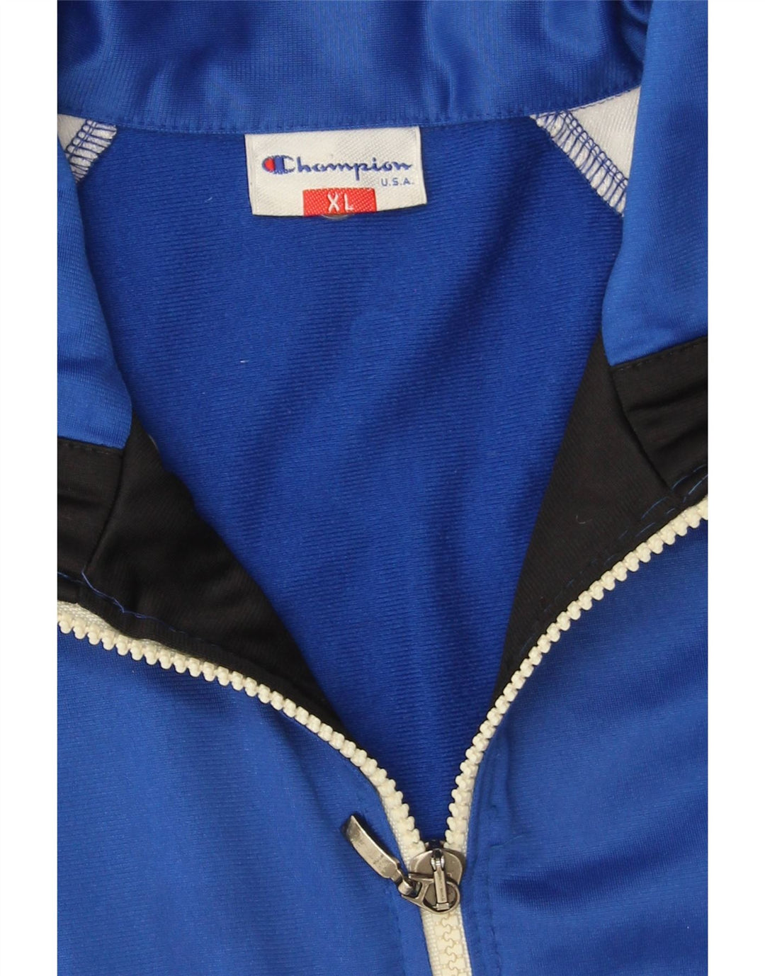 Giacca da tuta da uomo Champion XL Poliestere color block blu