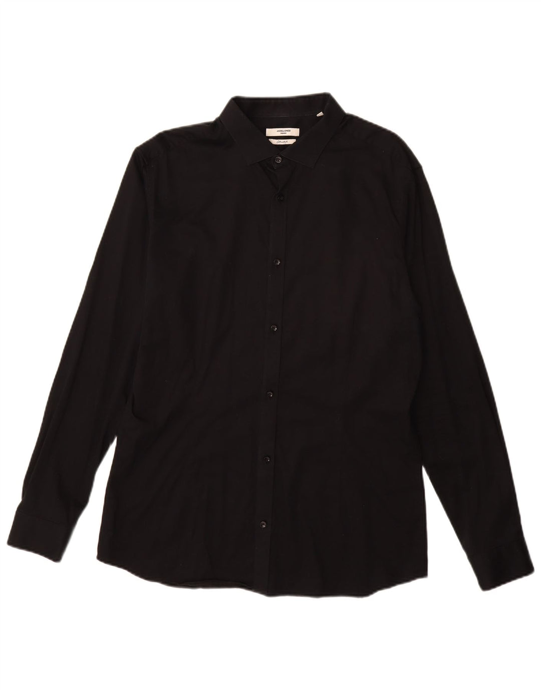 JACK & JONES Camicia da uomo XL in cotone nero
