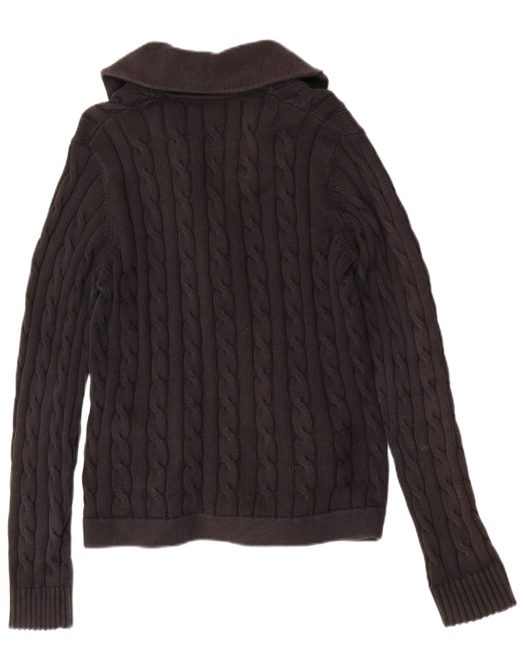 Gant Maglione Cardigan da Uomo Piccolo in Cotone Nero