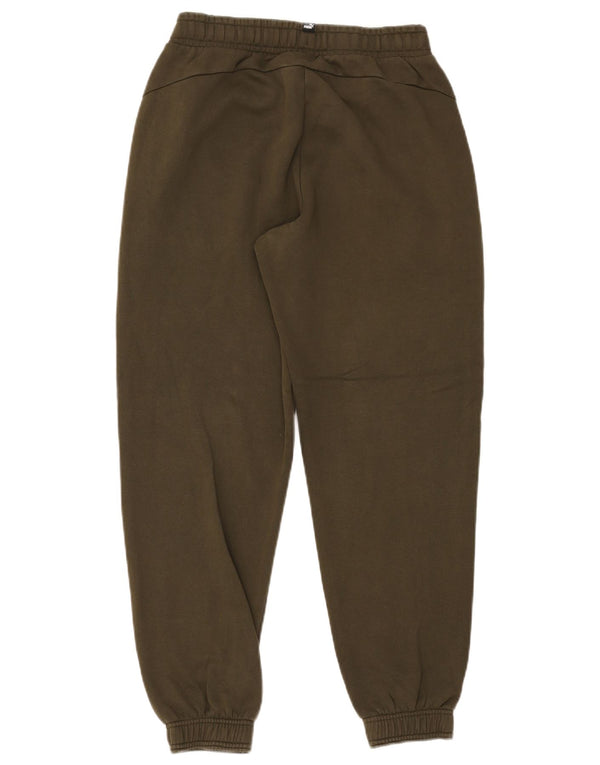 Pantaloni della tuta da ragazzo Puma Joggers 15-16 anni in cotone kaki