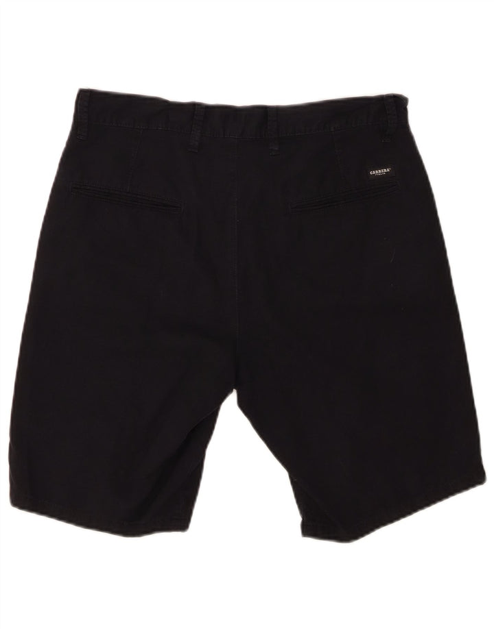 CARRERA Mens Regular Chino Shorts W36 Large Black Cotton