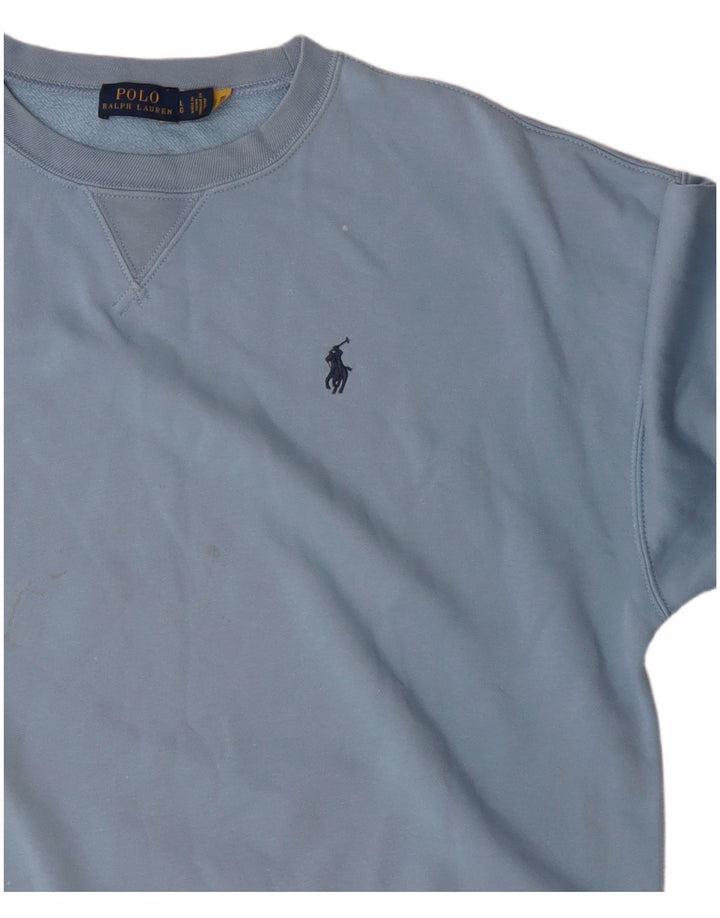 Polo Ralph Lauren Felpa oversize da donna Maglione UK 16 Large Blu