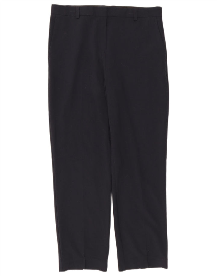 Pantaloni chino da donna Marks & Spencer UK 12 medi W32 L29 Blu navy