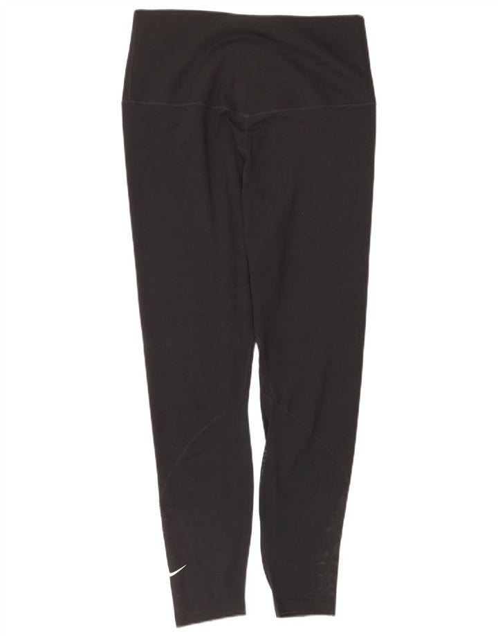 Leggings Nike Dri Fit da donna UK 14 grande poliestere nero
