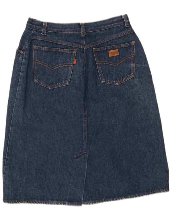 Gonna di jeans a vita alta da donna El Paso IT 48 XL W30 Cotone blu